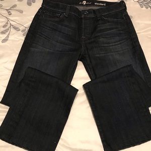 7 For All Mankind Dark Standard Jeans